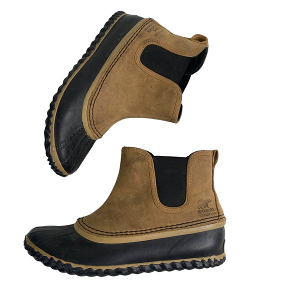 Sorel Women's Size 8.5 Chelsea Duck Rain Boot Out 'N About NL2410-628 - Picture 1 of 10